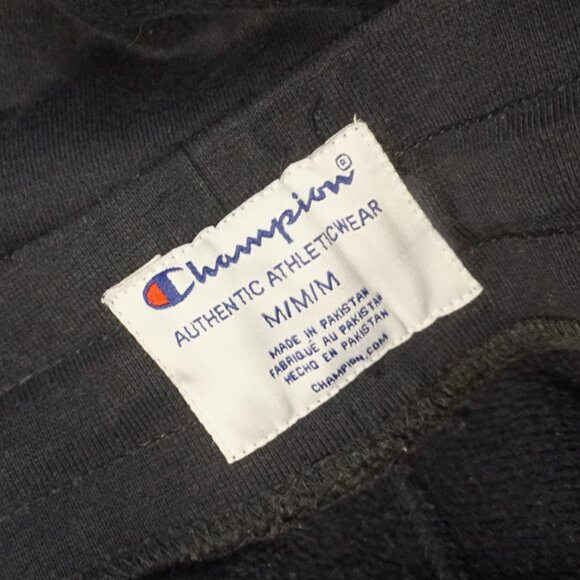 Champion Black Sweatpants Cotton Men’s Medium - Picture 5 of 6